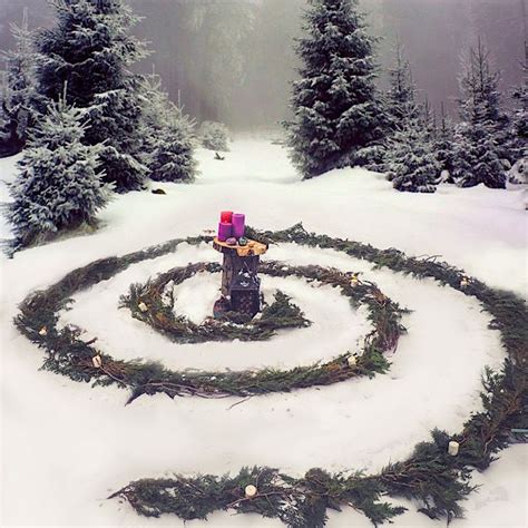 Winter pagan ritual